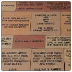 Commemorative Bricks at Merakey Allegheny Valley School